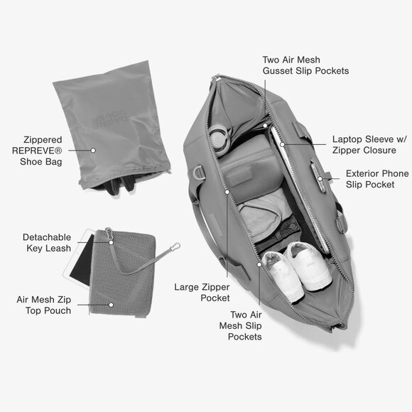 Dagne Dover Landon Neoprene Carryall Bag in Daylight, XL - Picture 12 of 13